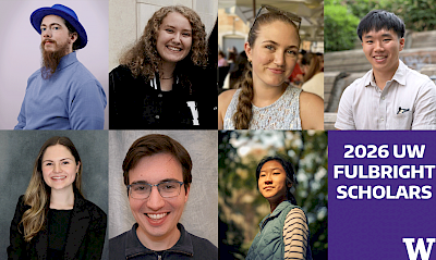 Photo illustrating 7 UW students receive Fulbright exchange awards for study, research and teaching positions around the world